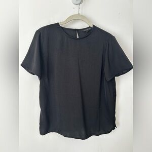 Banana Republic Black Sheer Blouse